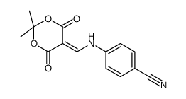 4-(((2,2-DIMETHYL-4,6-DIOXO-1,3-DIOXAN-5-YLIDENE)METHYL)AMINO)BENZONITRILE picture