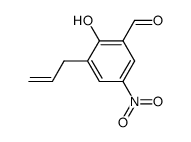 3-Allyl-2-hydroxy-5-nitrobenzaldehyde结构式