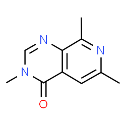 3,6,8-Trimethylpyrido[3,4-d]pyrimidin-4(3H)-one结构式