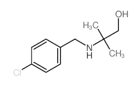 1-Propanol,2-[[(4-chlorophenyl)methyl]amino]-2-methyl- Structure