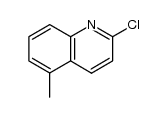 2-chloro-5-methyl-quinoline结构式
