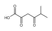 5-methyl-2,4-dioxo-hexanoic acid结构式