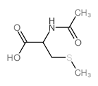 Cysteine,N-acetyl-S-methyl-结构式