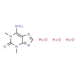 2H-Purin-2-one,6-amino-1,3-dihydro-1,3-dimethyl-,trihydrate (9CI) Structure