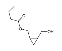 [(1S,2R)-2-(hydroxymethyl)cyclopropyl]methyl butanoate Structure