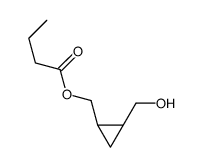 [(1S,2R)-2-(hydroxymethyl)cyclopropyl]methyl butanoate结构式