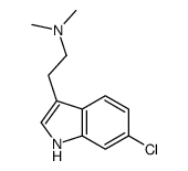 2-(6-chloro-1H-indol-3-yl)-N,N-dimethylethanamine Structure