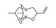 3-Vinyl-7,10-dimethyl-2,8,9-trioxa-5-aza-1-boratricyclo[3.3.3.0]undecan结构式