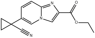 Ethyl 6-(1-cyanocyclopropyl)imidazo[1,2-a]pyridine-2-carboxylate图片