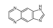 1H-Imidazo[4,5-g]quinoxaline(8CI,9CI) Structure