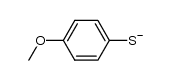 4-methoxy-benzenethiol, deprotonated form结构式
