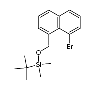 1-bromo-8-(t-butyldimethylsilyloxy)methylnaphthalene Structure