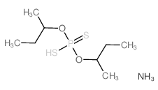 Phosphorodithioicacid, O,O-bis(1-methylpropyl) ester, ammonium salt (1:1)结构式