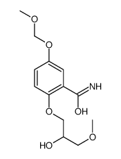 2-(2-hydroxy-3-methoxy-propoxy)-5-(methoxymethoxy)benzamide Structure