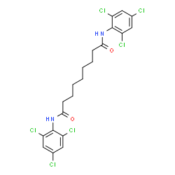 N,N'-Bis(2,4,6-trichlorophenyl)nonanediamide Structure