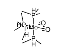cis-[Mo(CO)2(trimethylphosphine)4] Structure