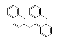 9-(quinolin-2-ylmethyl)acridine Structure