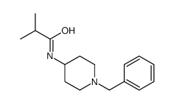 N-(1-benzylpiperidin-4-yl)-2-methylpropanamide Structure