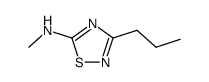 5-Methylamino-3-propyl-1,2,4-thiadiazole结构式