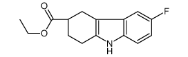 6-FLUORO-2,3,4,9-TETRAHYDRO-1H-CARBAZOLE-3-CARBOXYLIC ACID ETHYL ESTER Structure