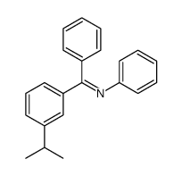 N-[[3-(1-Methylethyl)phenyl]phenylmethylene]benzenamine structure