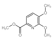 5,6-二甲氧基吡啶甲酸甲酯结构式