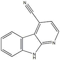 9H-pyrido[2,3-b]indole-4-carbonitrile结构式