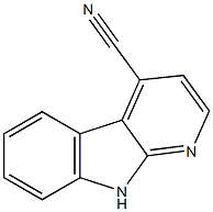 9H-pyrido[2,3-b]indole-4-carbonitrile structure