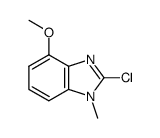 1H-Benzimidazole,2-chloro-4-methoxy-1-methyl-(9CI)结构式