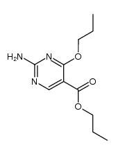 propyl 2-amino-4-propoxypyrimidine-5-carboxylate结构式