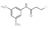 3-Chloro-N-(3,5-dimethylphenyl)propanamide structure