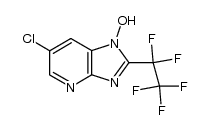 6-chloro-2-pentafluoroethyl-imidazo[4,5-b]pyridin-1-ol结构式