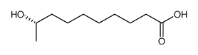 (S)-9-Hydroxydecanoic acid Structure