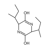 (3S,6S)-3,6-bis[(2S)-butan-2-yl]piperazine-2,5-dione Structure