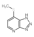 2-methylsulfanyl-5,7,8,9-tetrazabicyclo[4.3.0]nona-2,4,6,8-tetraene结构式
