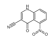 5-Nitro-4-oxo-1,4-dihydro-3-quinolinecarbonitrile Structure