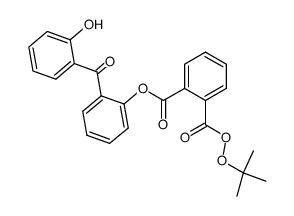 OO-t-butyl O-2-(2-hydroxybenzoyl)phenyl monoperoxyphthalate结构式