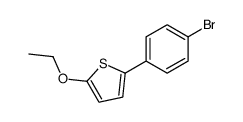 2-(4-bromophenyl)-5-ethoxythiophene结构式