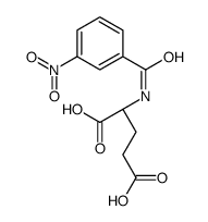(2S)-2-[(3-nitrobenzoyl)amino]pentanedioic acid Structure