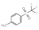 1-甲基-4-(三氟甲基磺酰基)苯结构式