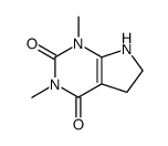 6,7-Dihydro-1,3-dimethyl-1H-pyrrolo[2,3-d]pyrimidine-2,4(3H,5H)-dione Structure