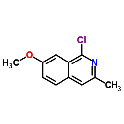 1-Chloro-7-methoxy-3-methylisoquinoline Structure