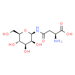 Nω-(β-D-Mannopyranosyl)-L-asparagine Structure