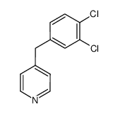 4-(3,4-dichlorobenzyl)pyridine结构式