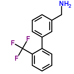 1-[2'-(Trifluoromethyl)-3-biphenylyl]methanamine Structure