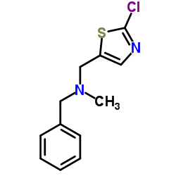 N-Benzyl-1-(2-chloro-1,3-thiazol-5-yl)-N-methylmethanamine Structure