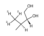 (2R,3S)-4,4,4-trideuterio-3-methyl-butane-1,2-diol Structure