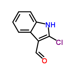 2-Chloro-1H-indole-3-carbaldehyde structure