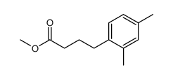 2,4-dimethylbenzenebutanoic acid methyl ester Structure