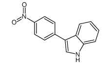 3-(4-nitrophenyl)-1H-indole Structure